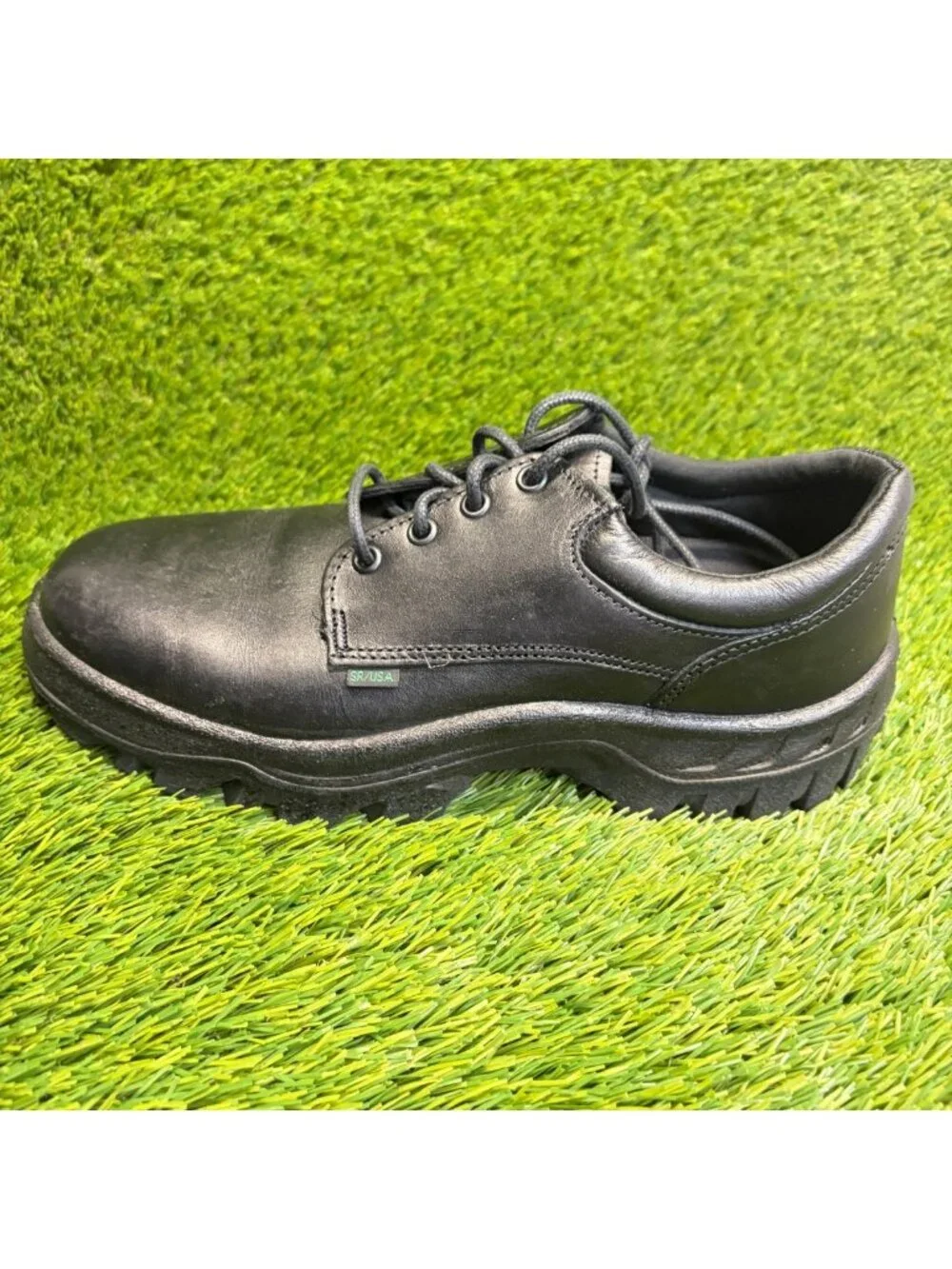 Rocky TMC 5000 Mens Size 9.5E Black Leather Slip-Resistant Oxford Work Shoes